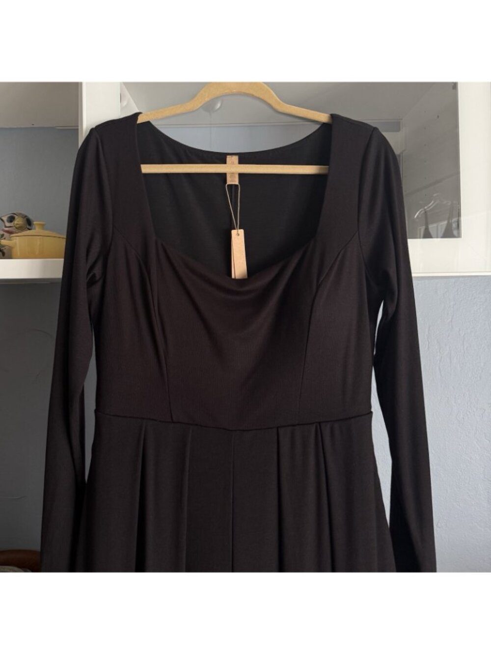Shapellx AirSlim Square Neckline Built-In Shaping Jumpsuit Size XXL Black - Picture 7 of 10